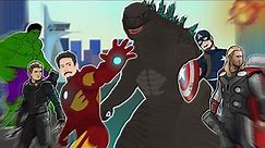 Godzilla vs Avengers | Animation