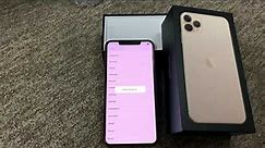 NEW iPhone 11 Pro Max 256gb gold (2019) UNBOXING