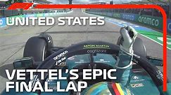 Sebastian Vettel's Epic Last Lap in Austin | 2022 United States Grand Prix