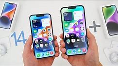 iPhone 14 & iPhone 14 PLUS Unboxing and Comparison!