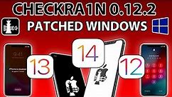 Checkra1n 0.12.2 Patched Windows Jailbreak Disabled/Passcode iPhone/iPad iOS 14.4.2/13.7/12.5.4