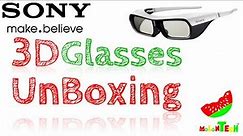 Sony 3D Glasses Unboxing!!