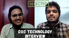 DXC Technology interview experiece | DXC technology interview questions| DXC technology written test