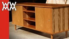 Build a '50s style credenza / TV cabinet