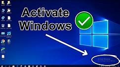 How to activate windows 10 permanently for free 2023 (New method)