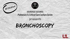 Bronchoscopy with Dr. Umair Gauhar