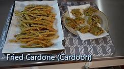 Italian Grandma Makes Fried Cardone (Cardoon)