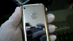 Platinum Plated Apple iPhone 2G 16GB VERY RARE Polished Platinum iPhone