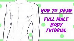 How to Draw: Male Manga Body Tutorial