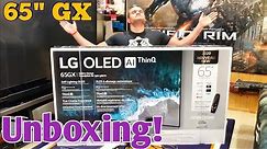2020 LG G10 65" GX 4K OLED TV : Unboxing with Table Stand & Set Up!
