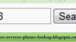 Free reverse cell phone lookup with name white pages !