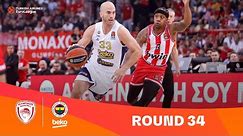 Olympiacos - Fenerbahce | OVERTIME for the WIN | 34 Highlights |2023-24 Turkish Airlines EuroLeague