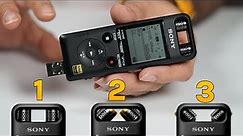 This is the Portable Audio Recorder that I use - Sony PCM A10 Portable Linear PCM Recorder