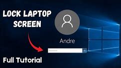 How to Set Lockscreen in Laptop or pc | How to set Password in Laptop