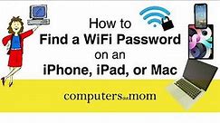 How to Find a WiFi Password on an iPhone, iPad or Mac [2023]