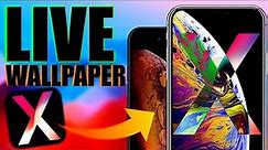 How to get IPhone Xs Live wallpaper on iPhone X