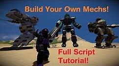 How to build Mechs in Space Engineers (Full Tutorial and Build)