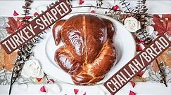How to Make Realistic Turkey Shaped Challah & Bread | Fun & Creative Thanksgiving Baking Idea