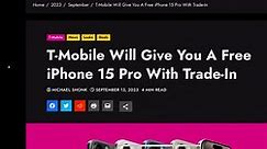 T-Mobile | Deal Alert 🚨 Brand New I Phone 15 Deals From T-Mobile ‼️