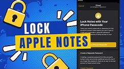 How To Lock Apple Notes With A Password