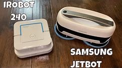 Samsung JetBOT Robot Mop VR20T6001 -VS- iRobot Braava Jet 240 Which one will perform better? MOPPING