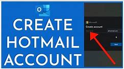 How To Create Hotmail Account | Outlook/Hotmail Sign Up (2023)