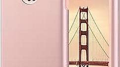 ULAK iPhone 6S Case, iPhone 6 Case, Slim Fit Dual Layer Soft Silicone & Hard Back Cover Bumper Protective Shock-Absorption & Anti-Scratch Case for Apple iPhone 6/6S 4.7 inch, Rose Gold