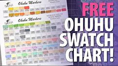 NEW Ohuhu PASTEL Markers Review [FREE Ohuhu Swatch Chart]