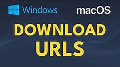 Download List of URLs