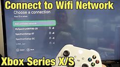 How to Connect to Wifi Network Internet on Xbox Series X/S