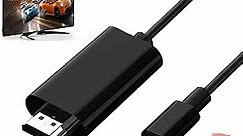 HDMI Adapter MHL Converter Cable 4K HD Video Digital HDTV Cord Mirrorring for HP MacBook iPhone 15 Pro Max Samsung Galaxy S22 Plus S21 S20 S10 Note 20 USB Type C Android Phones to Projector Monitor TV