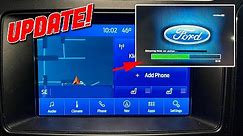 How to update Ford Sync 3 to 3.4 and Maps - Easy Step by Step