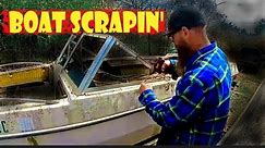 LETS GO SCRAPPING! Scrapping out an inboard boat and more.