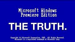 The truth about Windows 1.0 Premiere Edition