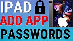 How To Password Protect Apps On iPad