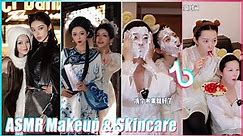 Jannatul☘️Mitsuisen✨Aesthetic ASMR Makeup &Skincare Routine✨Satisfying skincare asmr compilation🌿350