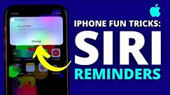 iPhone SIRI Shortcuts, Tips and Tricks with Reminders App | Best SIRI Shortcuts