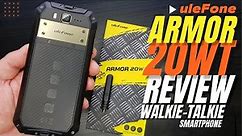 ULEFONE Armor 20WT REVIEW: Walkie-Talkie Smartphone with up to 20GB of RAM, 10850mAh battery & more!