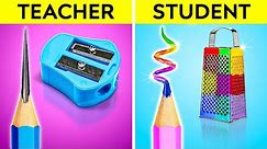 EASY SCHOOL HACKS AND ART IDEAS || Simple Crafts & Cool Tips for Smart Students by 123 GO!