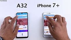SAMSUNG A32 vs iPhone 7 Speed Test