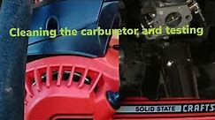Craftsman chainsaw carburetor cleaning