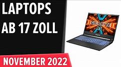 TOP-7. Die besten Laptops ab 17 Zoll. Test & Vergleich 2022 | Deutsch