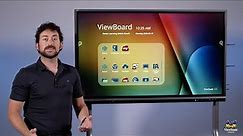 ViewSonic ViewBoard Interactive Display User Interface Setup