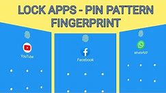 AppLocker - Lock Apps PIN, Pattern, Fingerprint | applock fingerprintpp lock app 2021