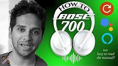 [Tips] Bose 700 Headphones how-to | Too Lazy to Read the Manual? | Reboot, Voice, Calls, Touch