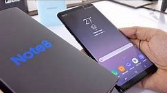 Samsung Galaxy Note 8 Unboxing & Overview (Indian Unit)