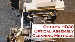 Optoma HD20 DLP Projector Optics Cleaning