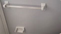 Easiest way to remove old ceramic towel bars or toilet paper holders