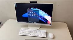 Unboxing- HP 27" All-in-One Touchscreen Desktop - 13th Gen Intel Core i7-1355U - 1080p - Windows 11