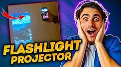 Flashlight Video Projector - How To Get Projector APP for iOS/Android - ANY PHONE 2022